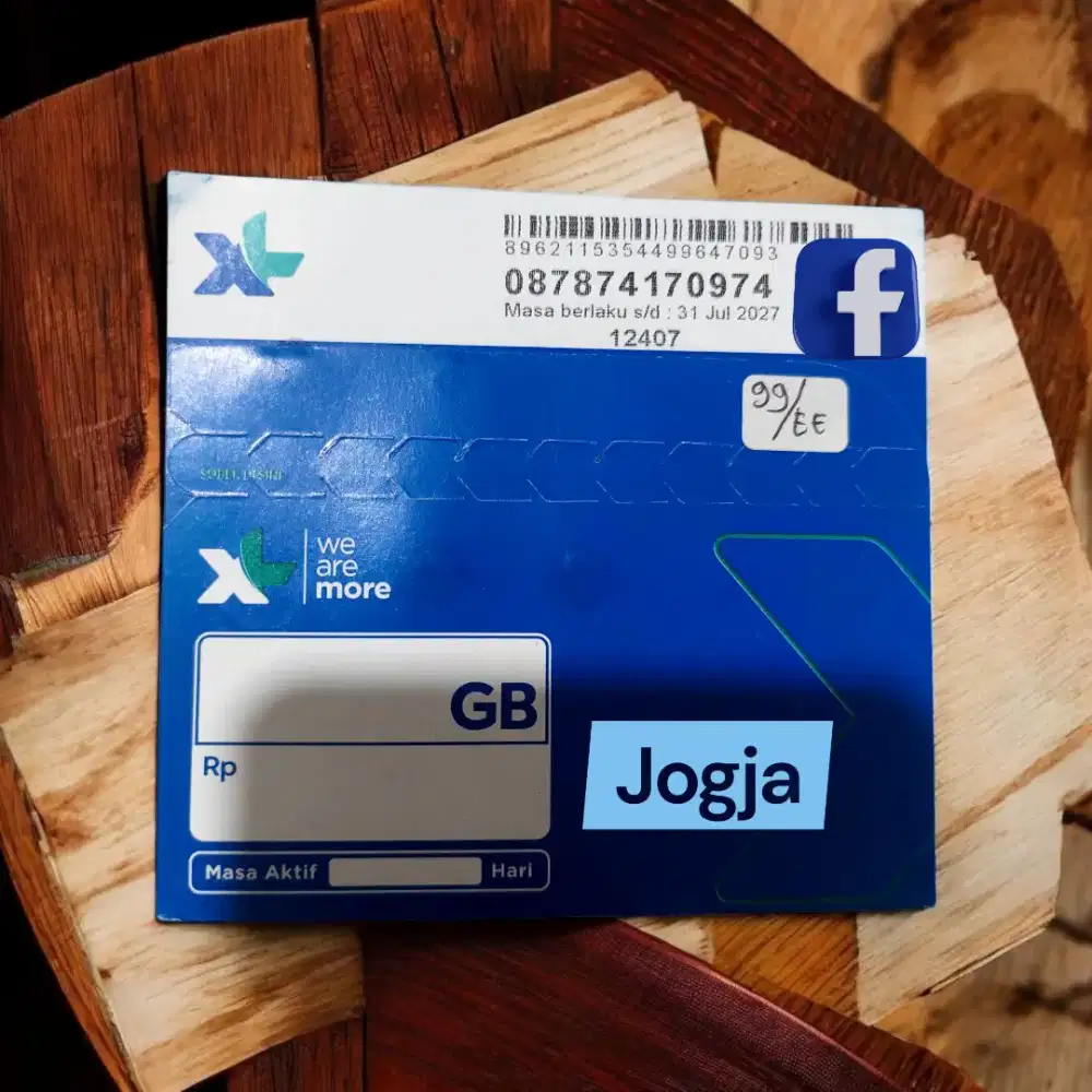 Nomor Cantik XL Reguler Jogja 70674 New Segel