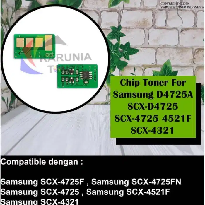 Chip Toner Printer Samsung SCX4725 SCX 4725 SCX4725F SCX4725FN D4725A