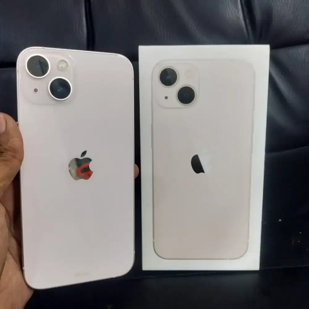 Iphone 13 ibox 128 warna pink mulus lus