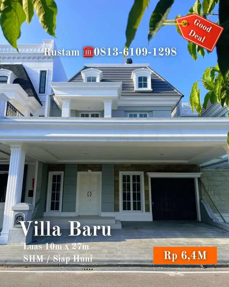 Villa baru citraland gama city medan