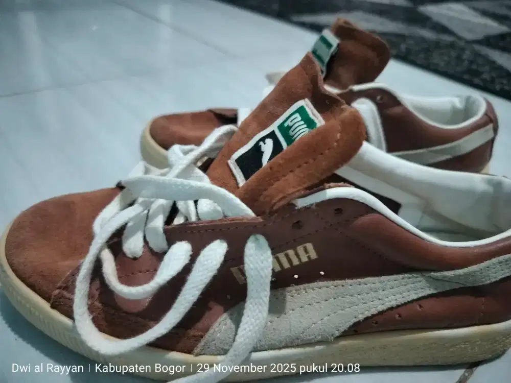 Puma vintage coklat