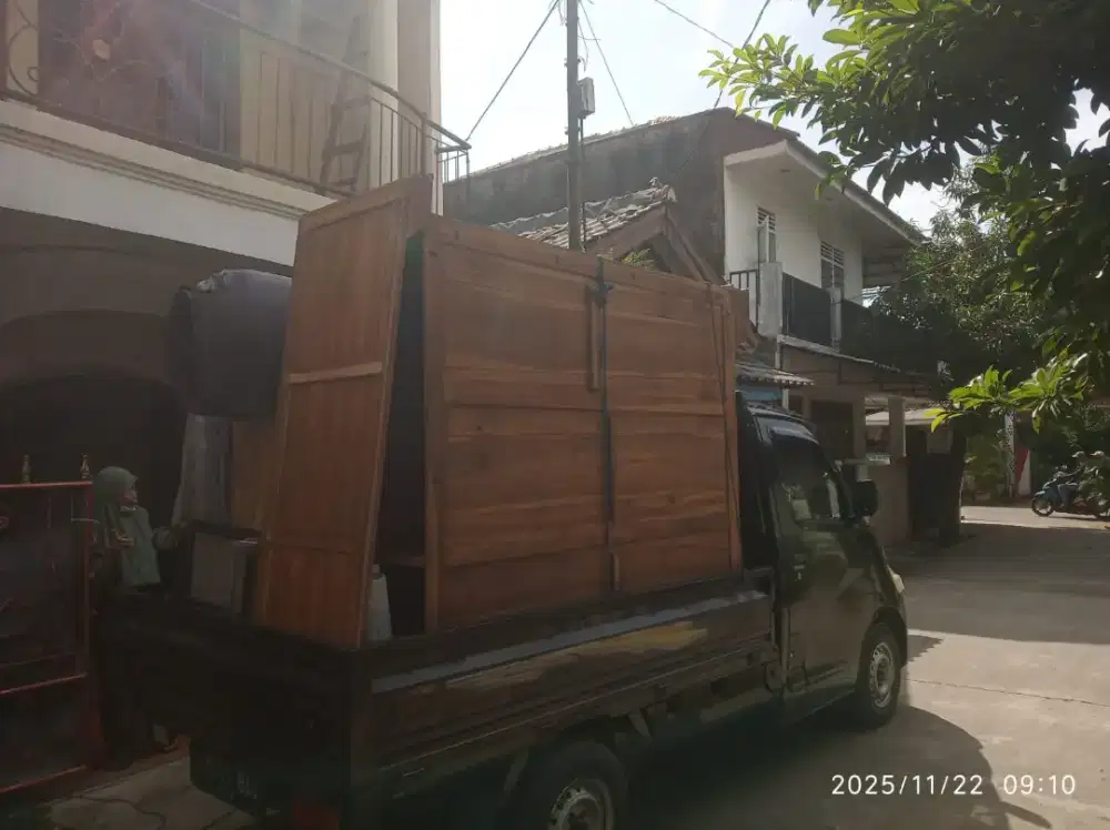 Jasa pindahan rumah pakai mobil pickup losbak