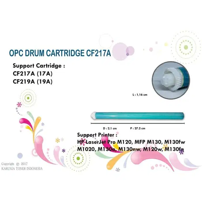 OPC Drum HP 17A OPC Drum Toner Cartridge CF219A HP M103 Drum Unit Drum