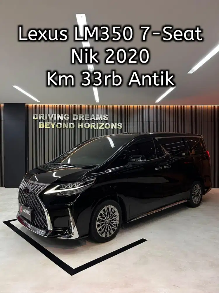 Lexus LM 350 LM350 AT 2021 Hitam 7-Seater Km33rb Nik 2020 B2040SMD
