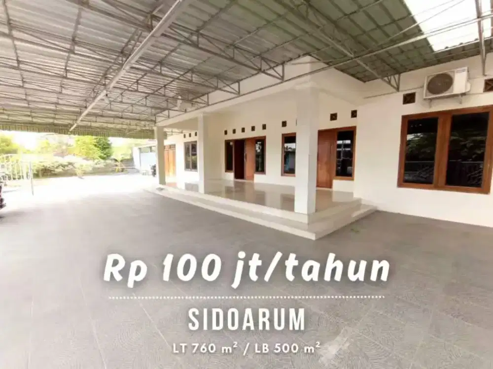 Disewakan Rumah Luas dan Lega di Sidoarum Godean