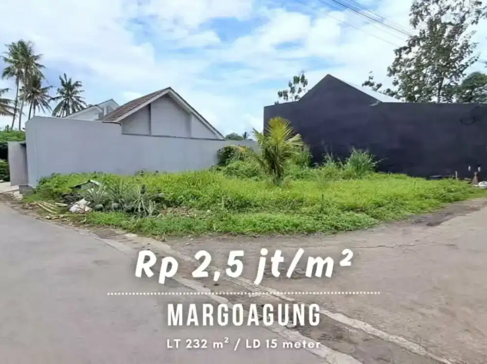 Dijual Tanah Hook Apik di Margoagung Seyegan