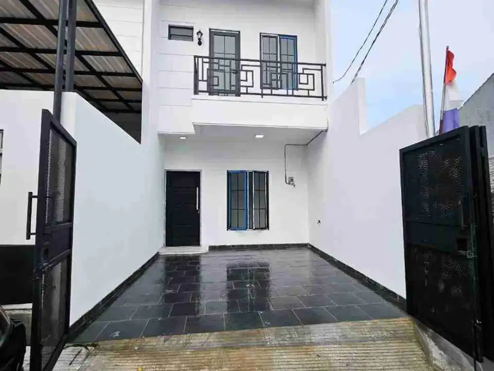 Rumah Baru Non Cluster di Kelapa Dua Wetan Dekat LRT Ciracas, Toll Bambu Apus, JIKS, TMII
