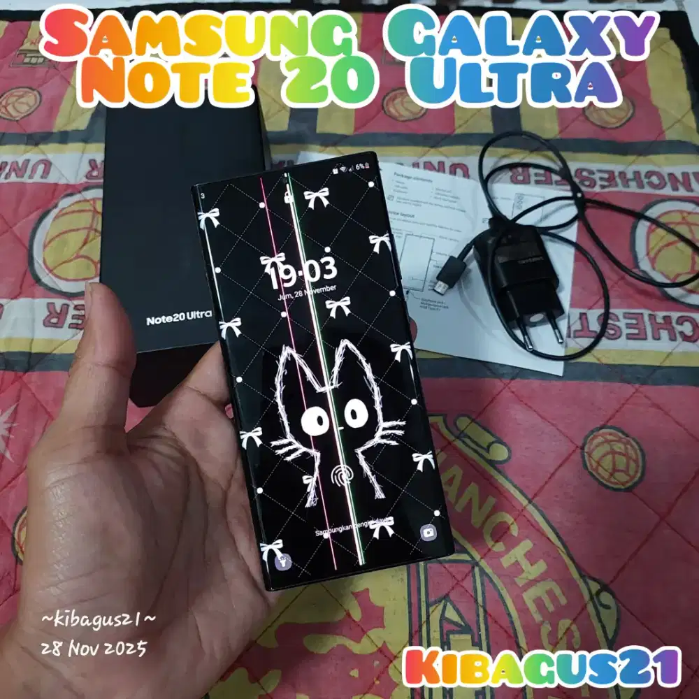 Samsung Note 20 Ultra Fullset Mulus 98%