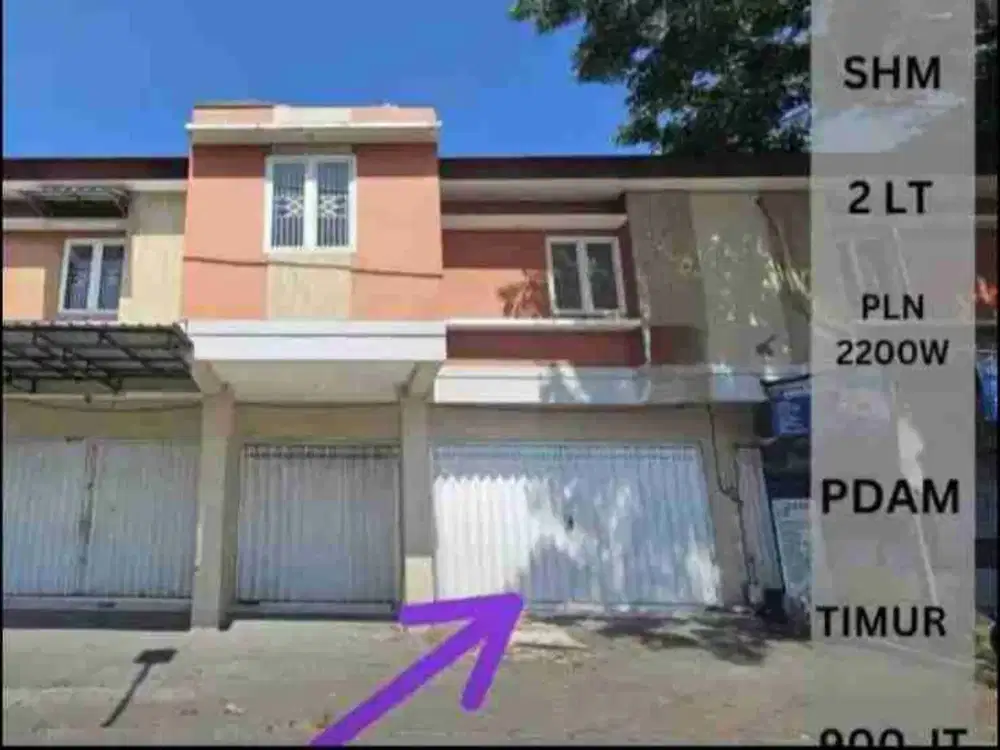 DIJUAL Murah Ruko Jalan Raya  Gunung Anyar Surabaya