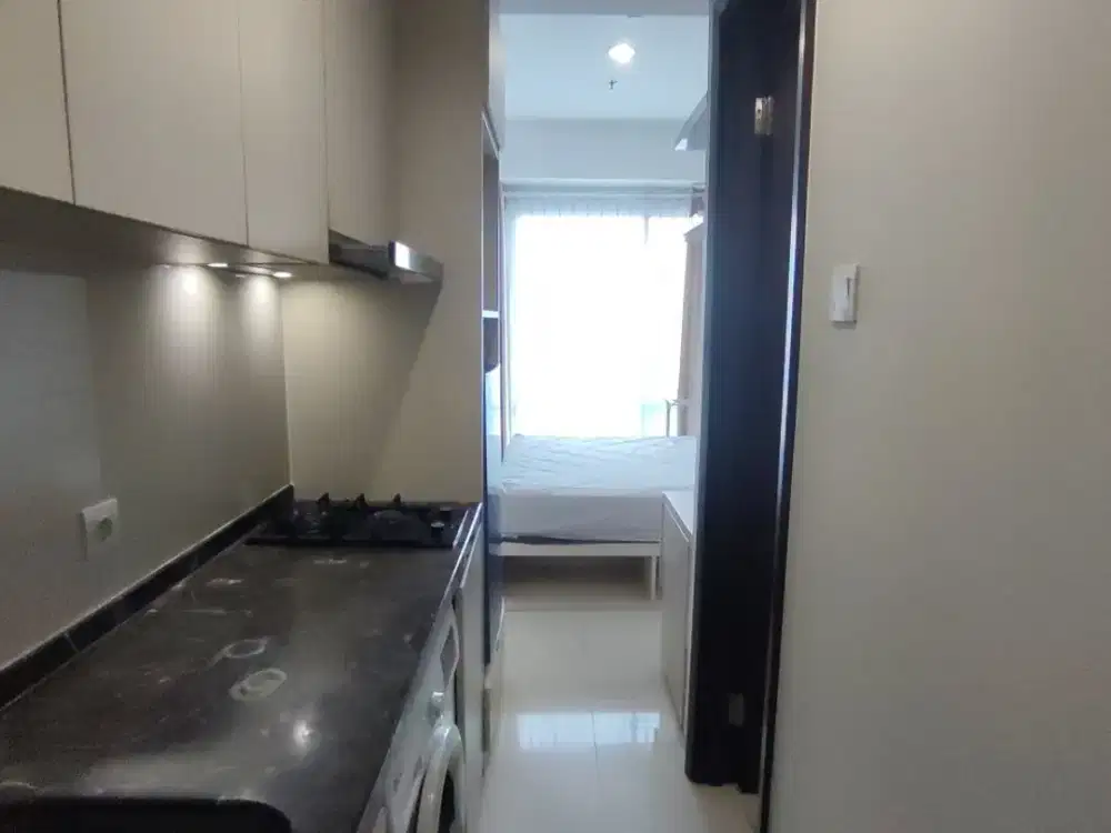Dijual Apartemen Puri Mansion Studio 21 m2 Furnish Interior Estetik Senada Termurah 390 Juta Saja