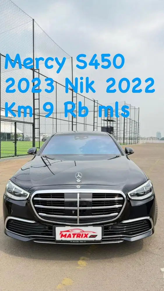 Mercy S450 Nik 2022Black on black Siap pakai