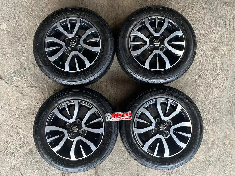 velg oem suzuki spresso ring 14 lubang 4/100 ban masi tebel semua