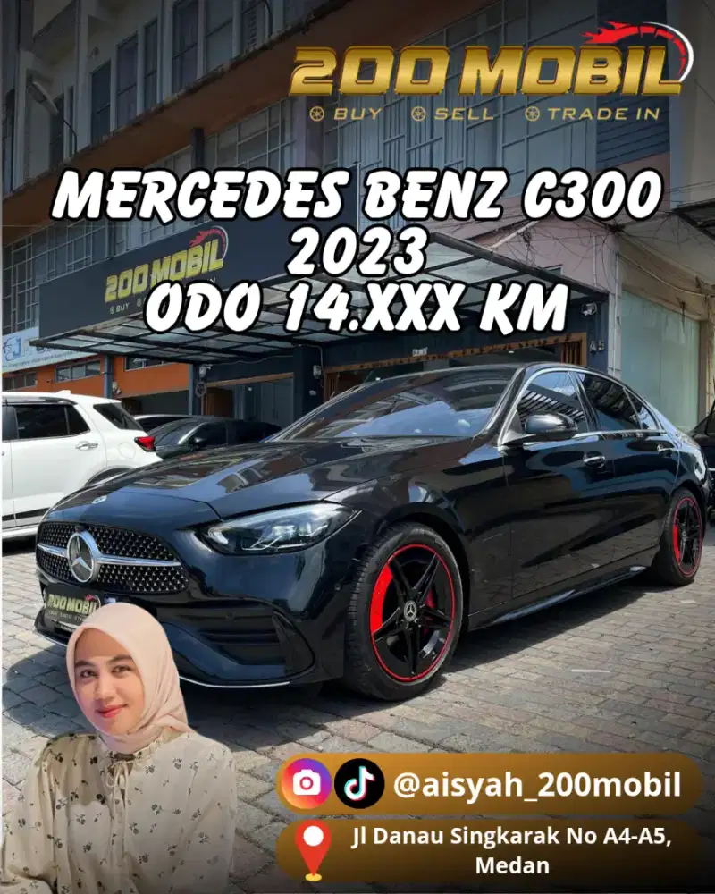[ODO 14rb km ‼️] Mercedes Benz C300 AMG A/T 2023
