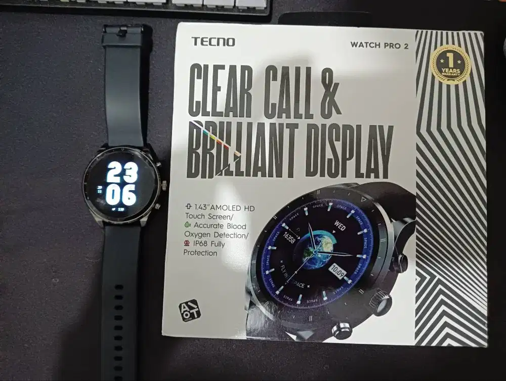 Tecno Watch 2 Pro Dark Grey