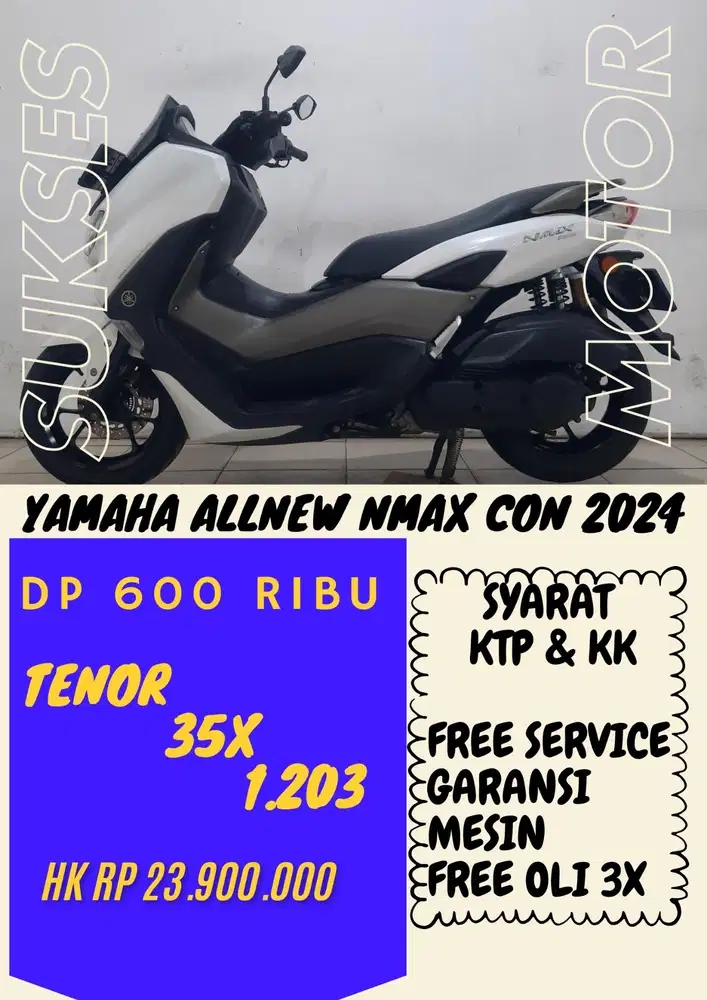 DP TERMURAH YAMAHA ALL NEW NMAX CON 2021 DP 600 RIBU BISA CASH/KREDIT