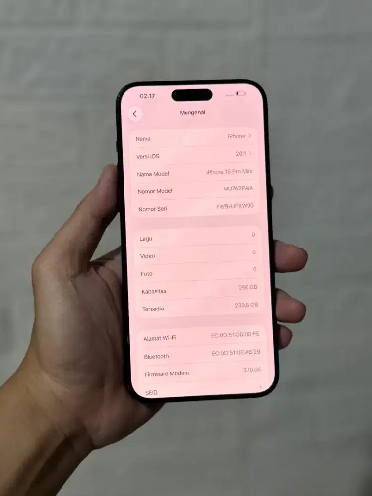 Iphone 15 PM 256 Ibox Blue Titanium