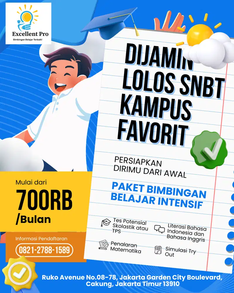 Bimbingan Belajar SD hingga Persiapan SNBT