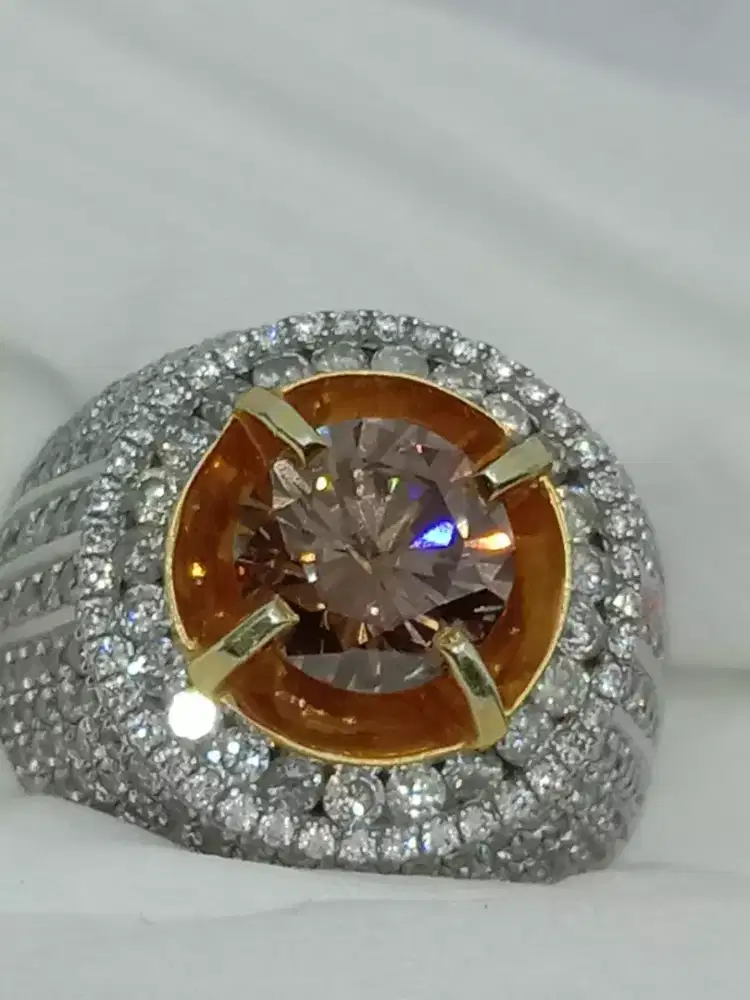 Natural berlian fancy brown 2ct