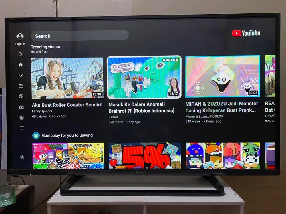 tv panasonic 42 inch bisa youtube