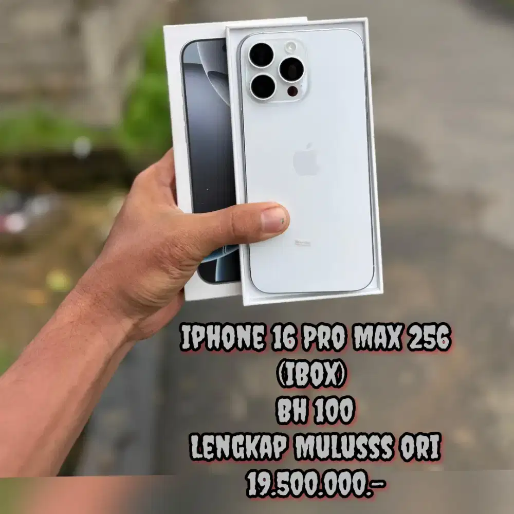 Iphone 16 Pro Max 256 (iBox) Bh 100