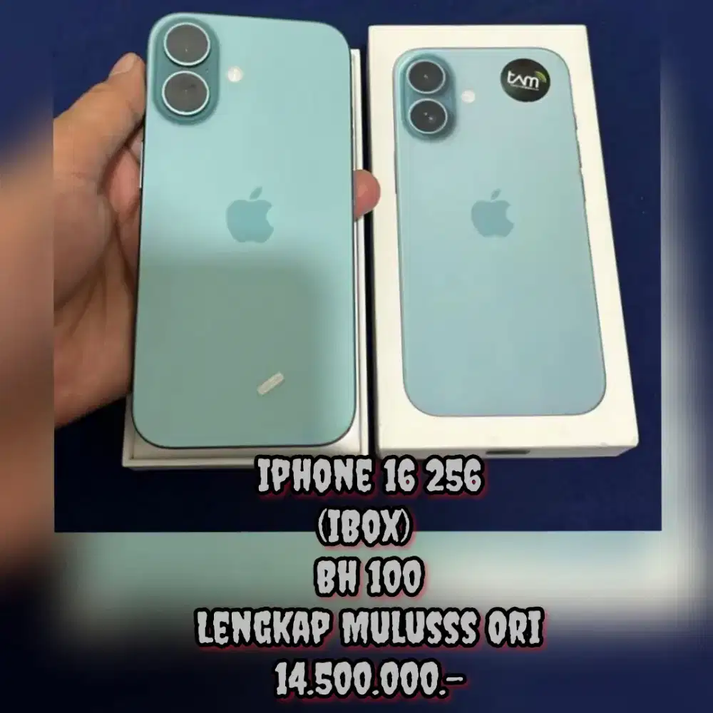 Iphone 16 256 (iBox) Bh 100
