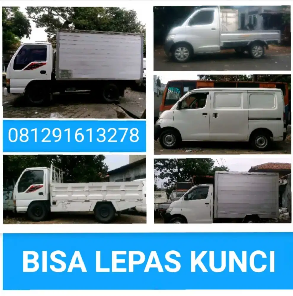Rental Sewa Mobil Pick Up, Bak, Box, Blind Van, Blindvan, Engkel, Truk