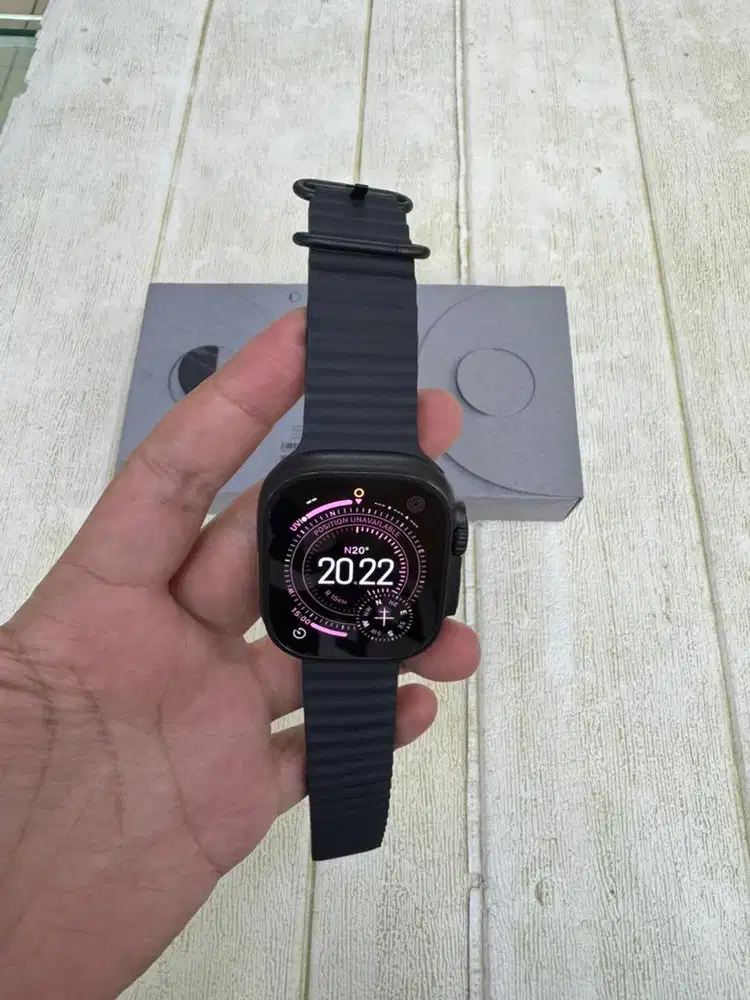 Apple watch Ultra 2 Black edition ocean strap second like new