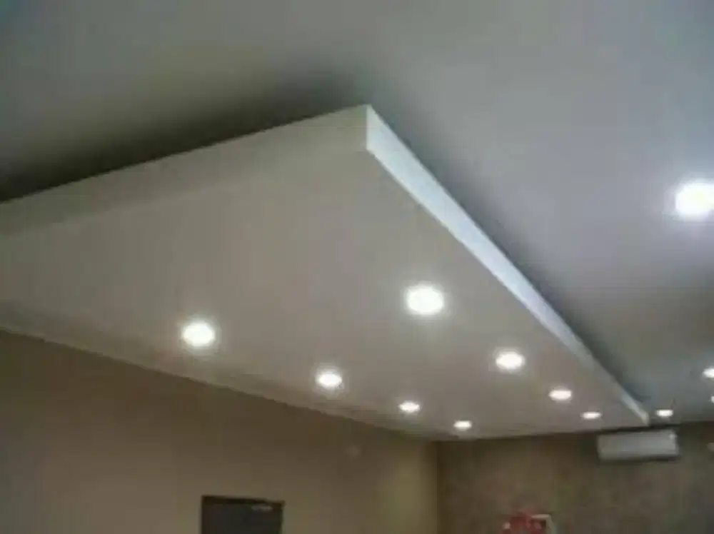 Partisi gypsum plafon PVC gypsum tukang cat bangunan