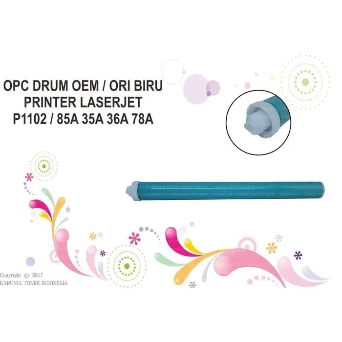 OPC DRUM 35A OEM For use in Laserjet P1005/P1006 Berkualitas