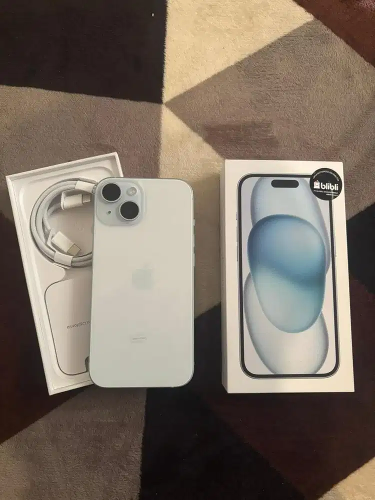 IPHONE 15 128GB IBOX LENGKAP NOMINUS