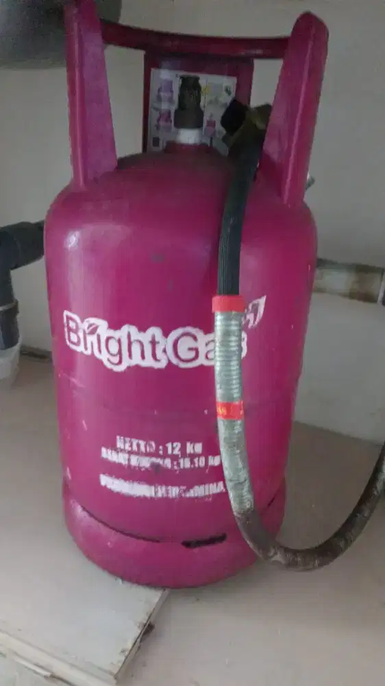 Tabung gas 12 kg bright gas pink
