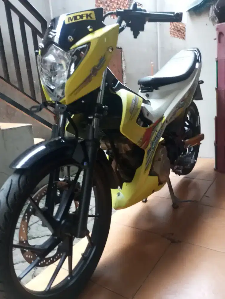 d jual satria Fu surat2 lengkap pajak hidup kelistrikan aman