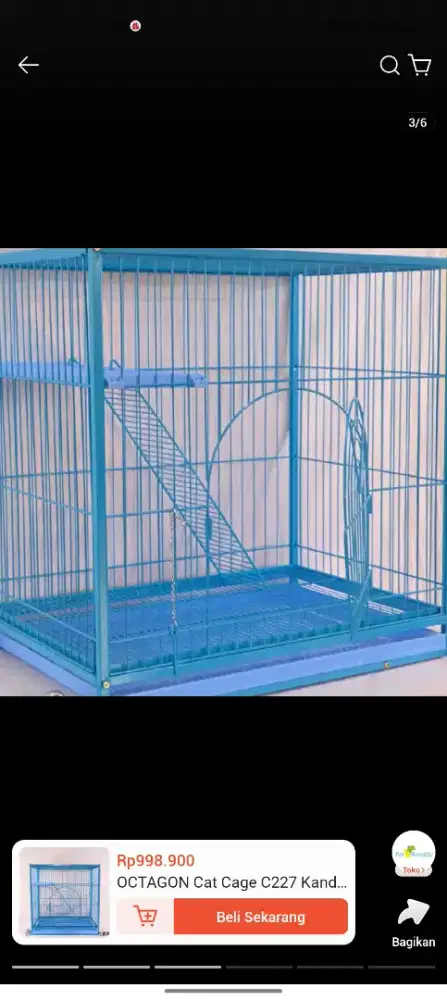 KANDANG KUCING OCTAGON