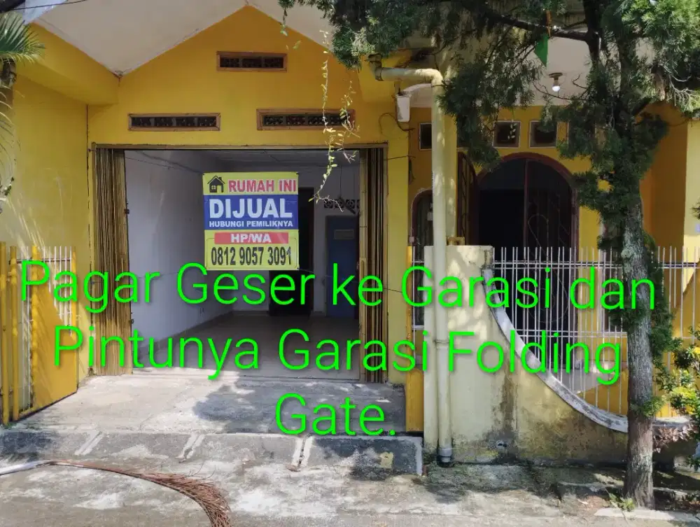 DIJUAL RUMAH 2 LANTAI BER SHM BER IMB SIAP PAKAI.