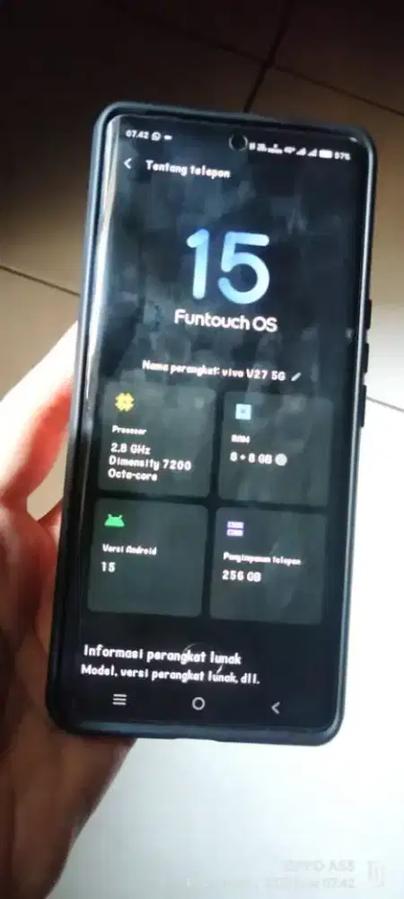 Handphone vivo v27 5G 8/256