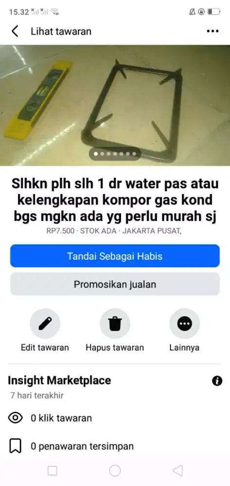 Slhkn plh slh 1 dr kelengkapan kompor gas atau sblh nya murah sj deh
