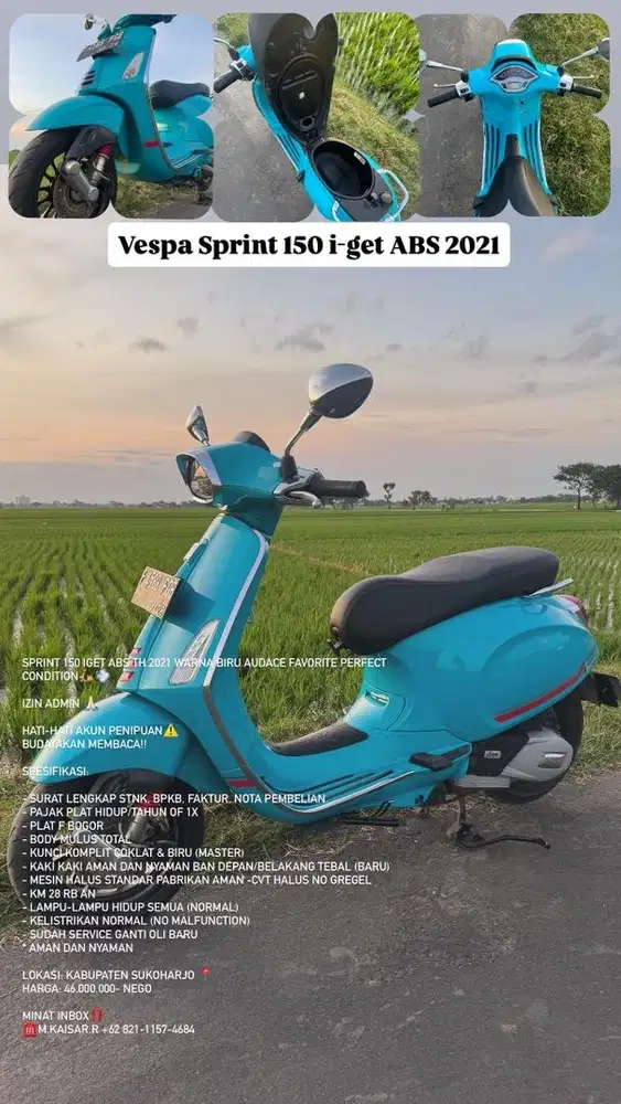 SPRINT 150 IGET ABS TH 2021