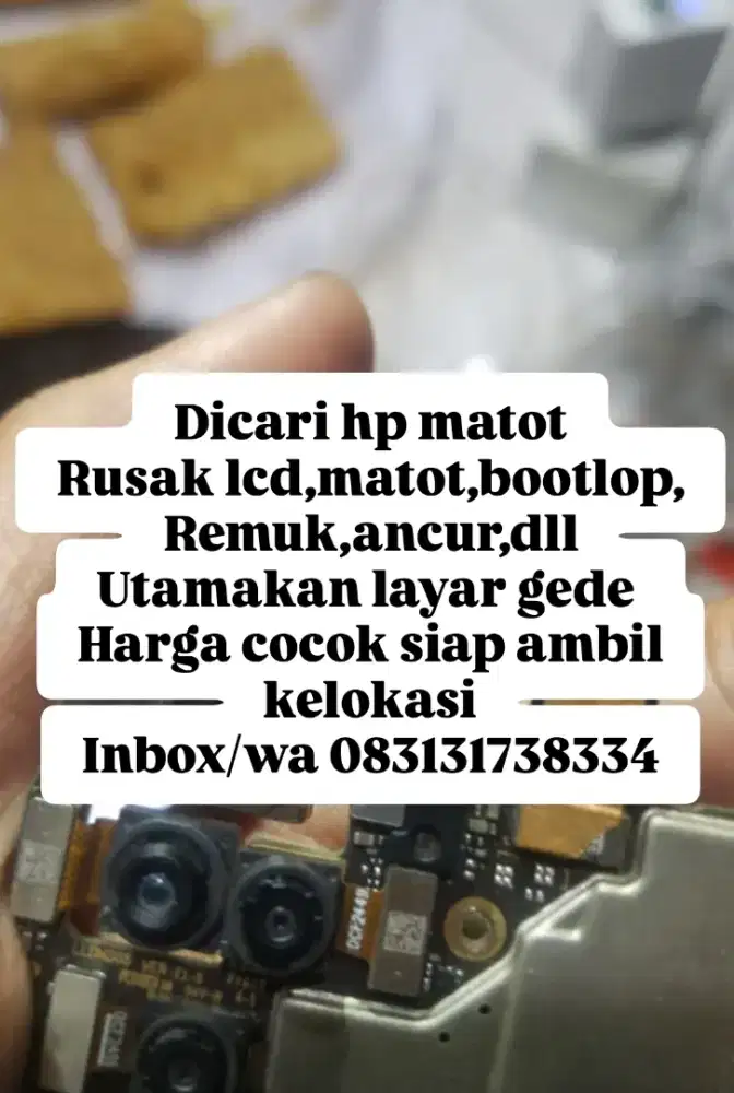 Dicari hp rusak