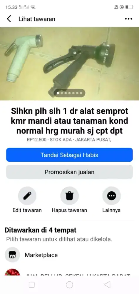Slhkn plh slh 1 dr kran air berkualitas kond normal hrg murah sj cpt