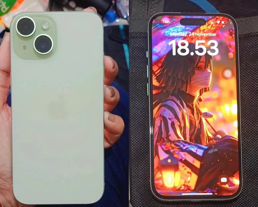 Iphone 15 Green 128gb Ori Ibox