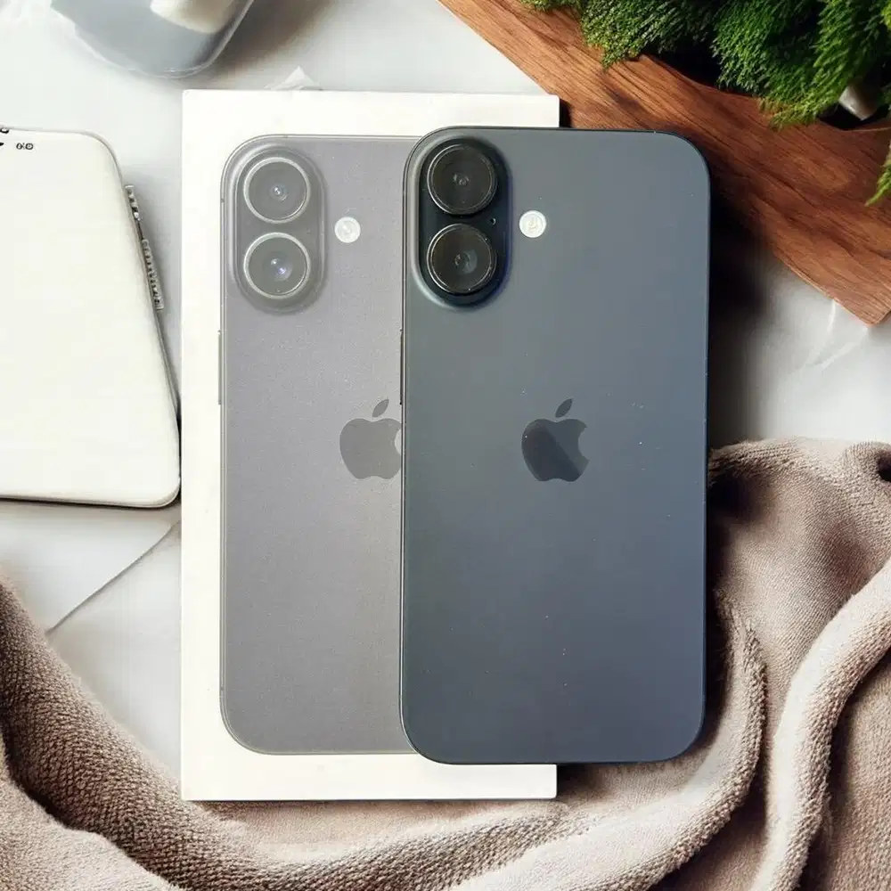 iphone 16 basic 256gb BH100% black resmi iBox