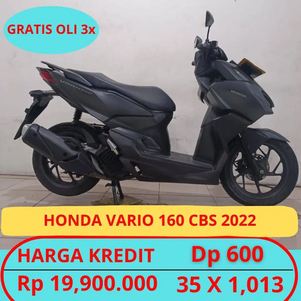 HONDA VARIO 160 CBS 2022 DP HANYA 600 GUYSSS