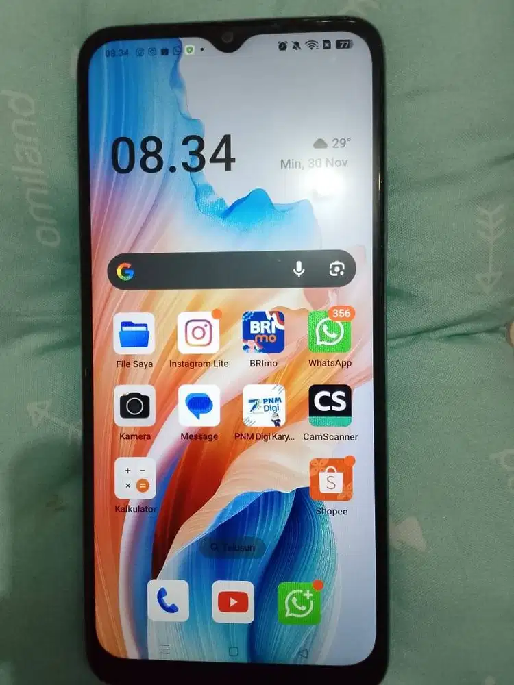 Jual hp Oppo a18 komplit