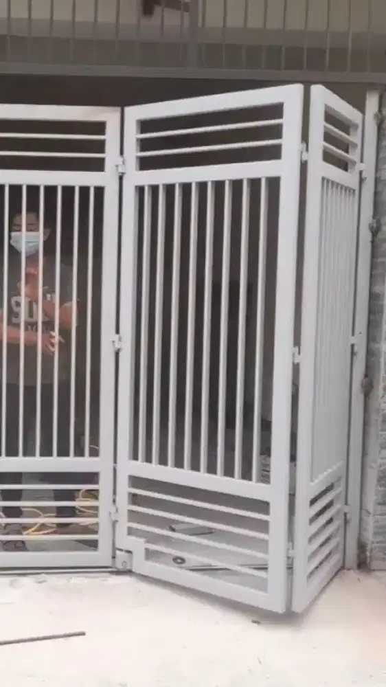 pagar besi lipat minimalis