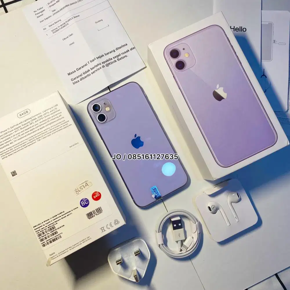 Iphone 11 64 GB Purple BeaCukai