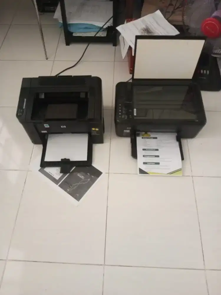 Printer HP AIO K209 tinta hbs dan laser jet hp 1606