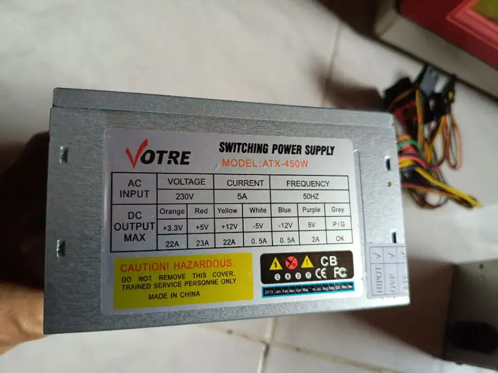 Power supply atx 450w