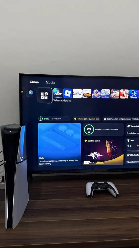 PS5 Slim Digital 1TB + FC26 (Seperti Baru)