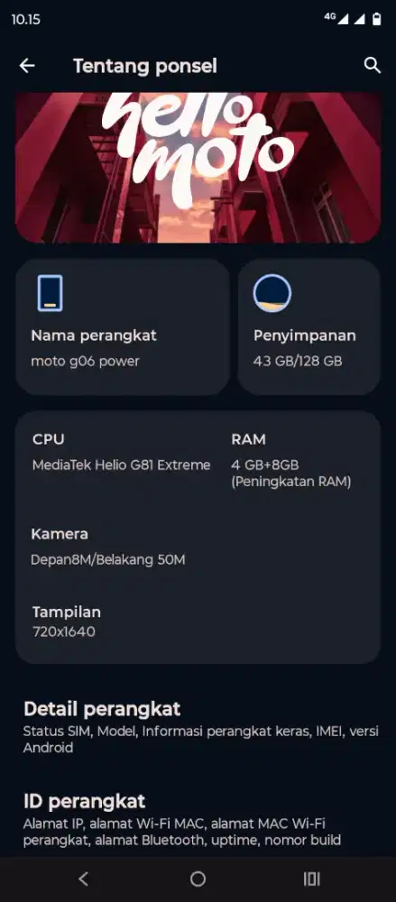 Moto g06  4/ 126 GB Blue