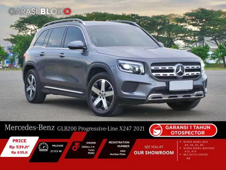 Mercedes Benz GLB200 X247 Progressive Line 2021